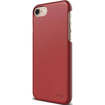 Elago iPhone 7 / iPhone 8 Slim Fit 2 Jean Indigo Kılıf Kırmızı