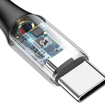 Baseus X-Type 3A Type-C Kopmaya Dayankl Data arj Kablosu 1M