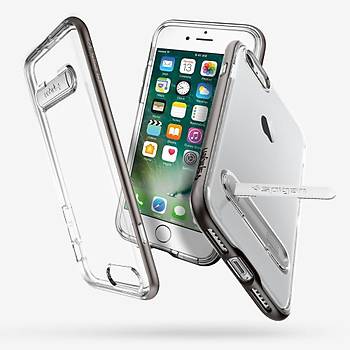 Spigen iPhone 7 / iPhone 8 Crystal Hybrid Klf Gun Metal