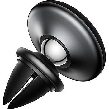 Baseus Star Ring Manyetik Araç Ýçi Telefon Tutucu (Hava Menfezi Uyumlu) Siyah 
