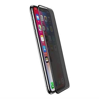Baseus iPhone XR 6.1 Sert Kenarlý Eðimli 0.3mm Cam Ekran Koruyucu