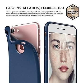 Elago iPhone 7 / iPhone 8 Slim Fit 2 Deals On Klf Lacivert