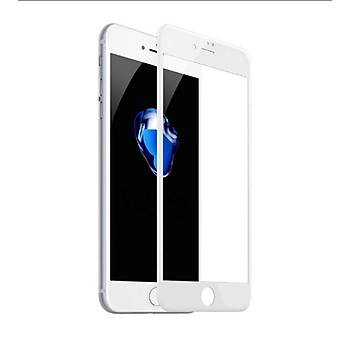 Lito 3D Full Cover iPhone 7/8 Plus Cam Ekran Koruyucu Ön / Beyaz