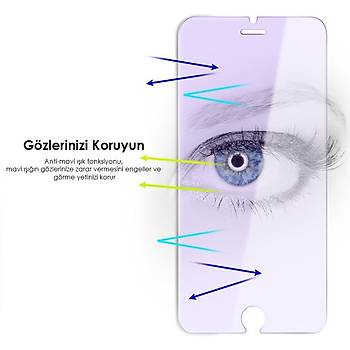 Piili Blue Light Mavi Ik Filtreli 6 / 6S / 7 / 8 Ekran Koruyucu