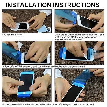 Lito 360 Nano TPU Tam Koruma iPhone 6/6S Plus Ekran Koruyucu Film