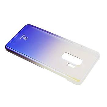 Baseus Glaze Galaxy S9 Plus Ultra Slim Transparan Kýlýf Mor