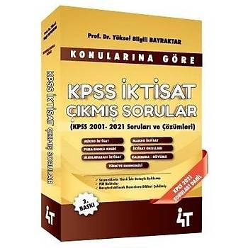 4T Yayınları KPSS A Grubu İktisat Konularına Göre Çıkmış Sorular 2. Baskı - Yüksel Bilgili 4T Yayınları