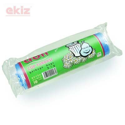 Büyük Boy Çöp Poşedi 65 x 80 / Bir pakette 10 Adet vardır