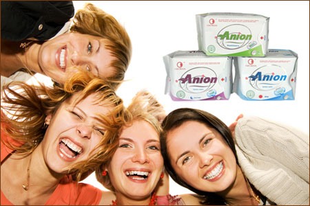 ANION Hjyenik Ped / Rahat Geceler / (1 Pkt = 8 Adet )