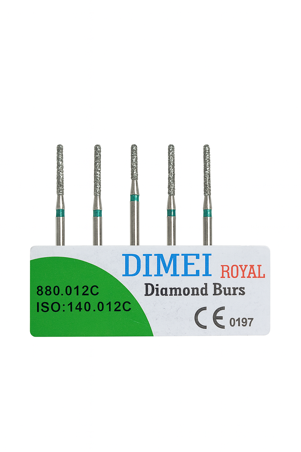 DIMEI Royal Aeratör İçin Elmas Alev Uçlu Frez 5 Li Paket 880-012C / 140-012