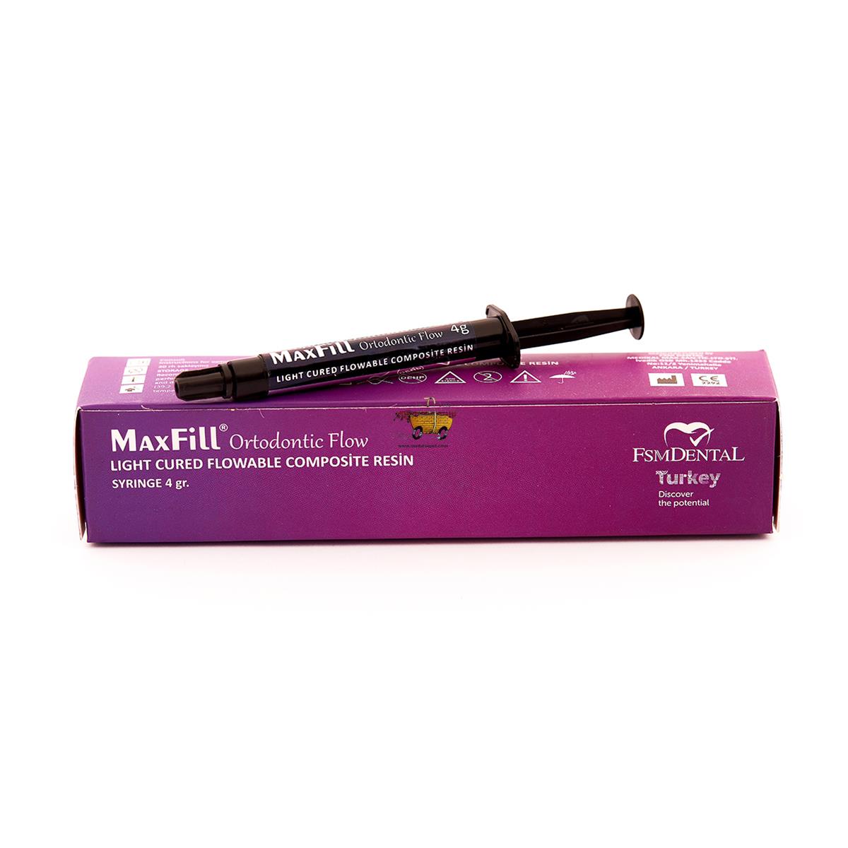 FSM MaxFill Ortodontic Flow - Bant ve Braket Yapıştırmak için Özel  Akışkan Kompozit - 4 gr