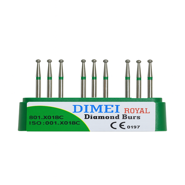 DIMEI Royal Aeratör İçin Elmas Rond Frez 801-X018C -10 Adet