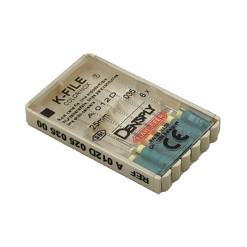 DENTSPLY MAILFELLER  - Colorinox H Tipi Eğeler - (25mm - No:35 Yeşil) - BKU