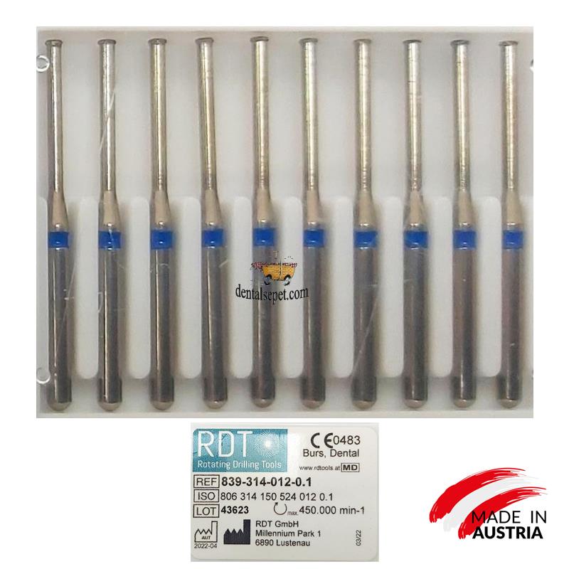 RDT Austria Aeratör İçin Mavi Kuşak Elmas Frez - 839-314-012-0.1 - 10 Adet