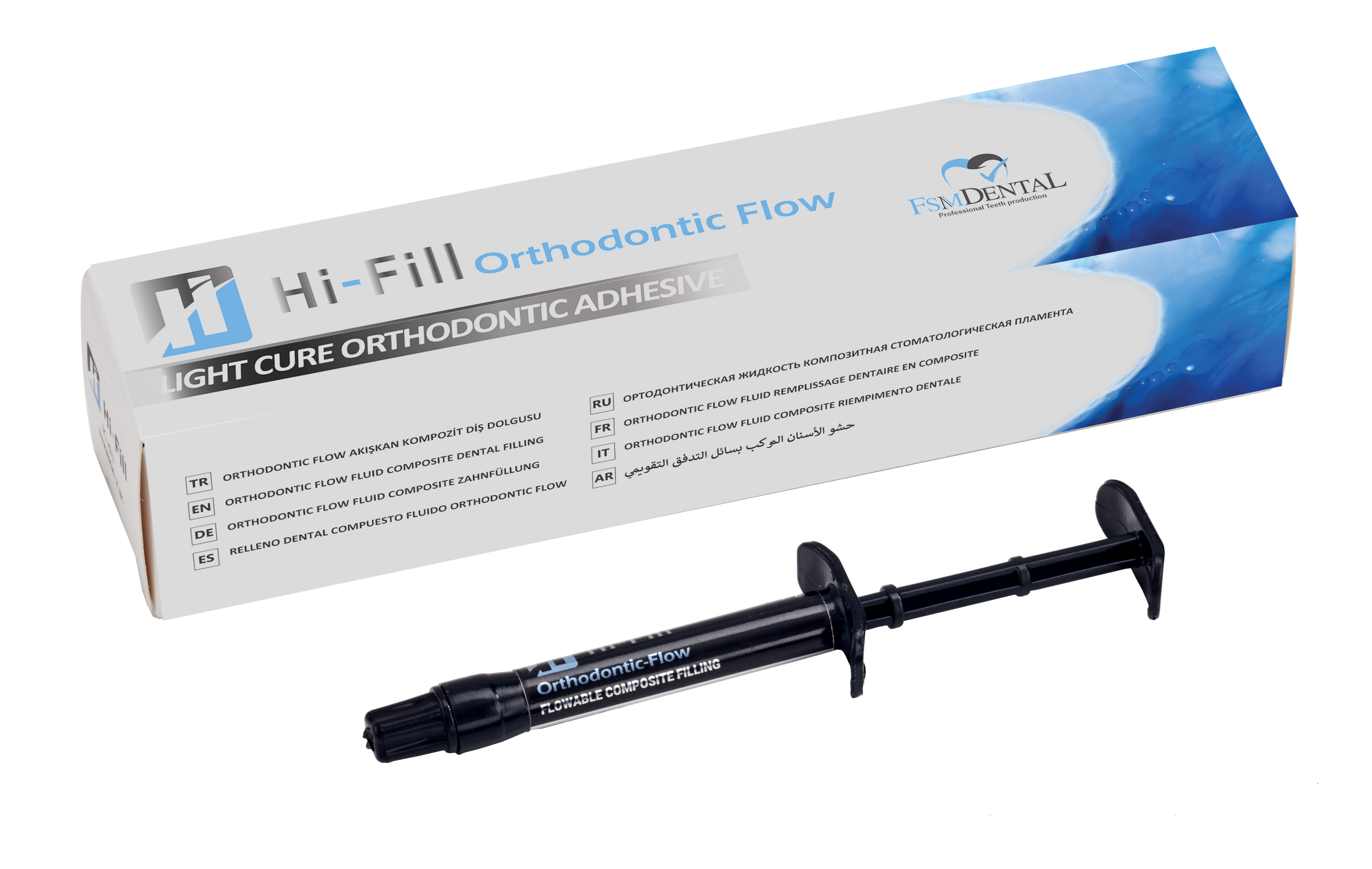 Hi-Fill Ortodontik Flow (Işıkla Polimerize Olan Nano Hibrit Ortodontik Adeziv)