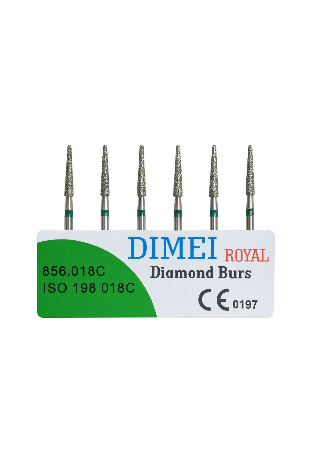 DIMEI Royal Aeratör İçin Elmas  Alev Uçlu Frez Paket 856-018C / 198-018