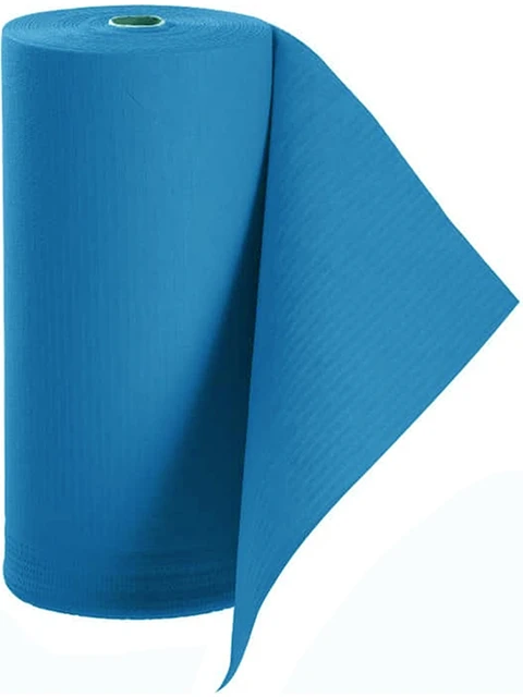 ZRF A Kalite 1. Sınıf Hasta Önlüğü  60 cm x 60 cm- Özel Boy - 80li Rulo - MAVİ