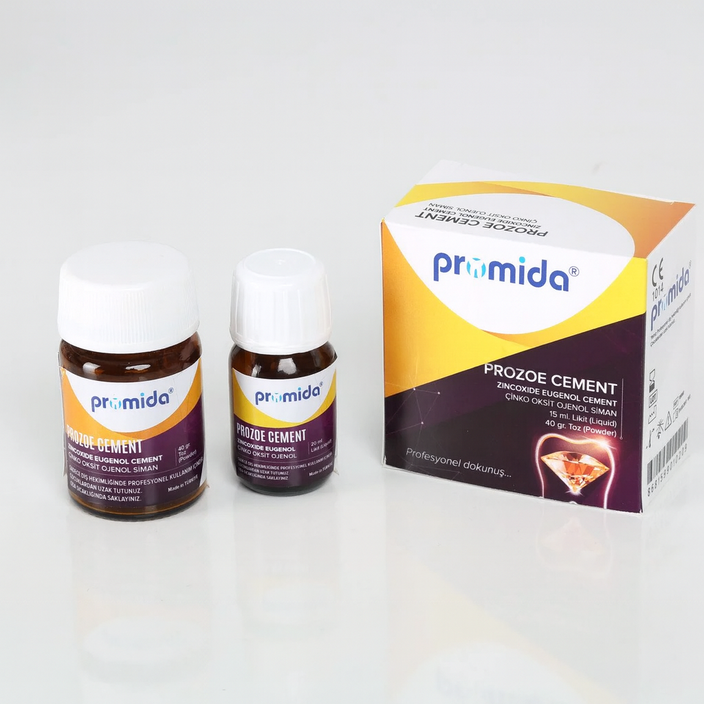 PROMIDA Prozoe Çinko Oksit Ojenol Siman 40 gr toz + 10 gr likit