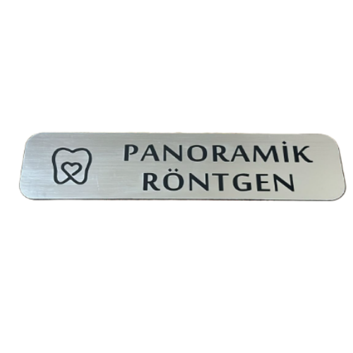 - Panoramik Röntgen - Hazır Yazı 4,5 cm x 20 cm