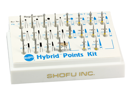 SHOFU Hybrid Points Kit (Kompozit Restore ve Bitirme Frez Seti)