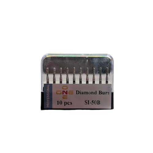 ONE Diamond Burs - Aeratör İçin Siyah Kuşak Elmas Kısa Fissür Frez - SI-50B - BKU