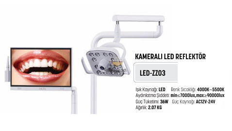 DENTAL REFLEKTÖR KAMERALI LED-ZZ03