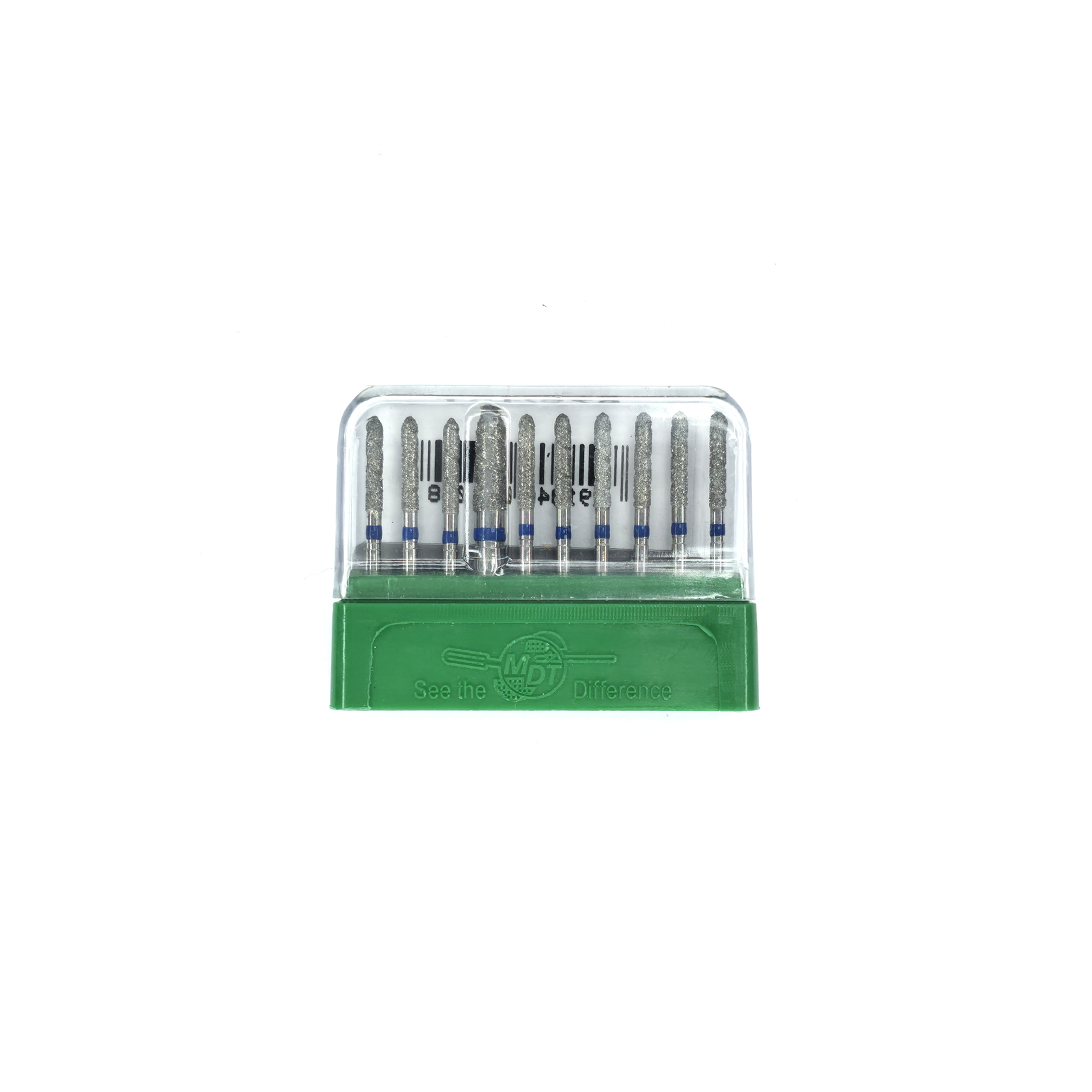 SWS Dental Avrupa -  Mavi Kuşak Uzun Torpedo Uçlu Elmas Aeratör Frezi - 879-18T - 10 Adet