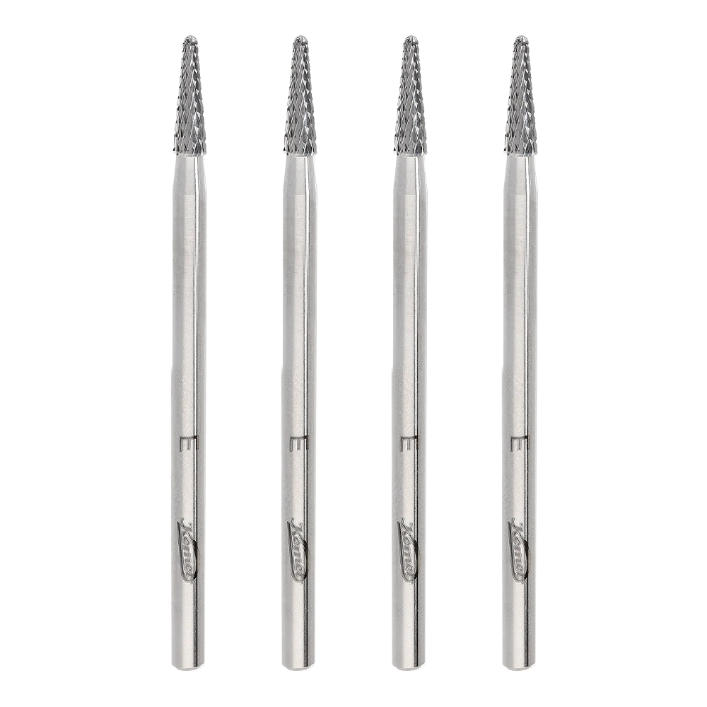 KOMET - Piyasemen İçin Alev Uçlu Tungsten Karpit Frez - 4 Adet - H138E-023 / DD2-3310
