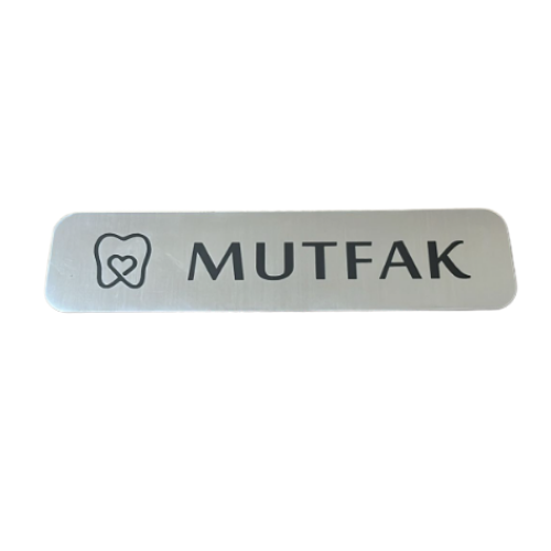 - Mutfak  - Hazır Yazı 4,5 cm x 20 cm