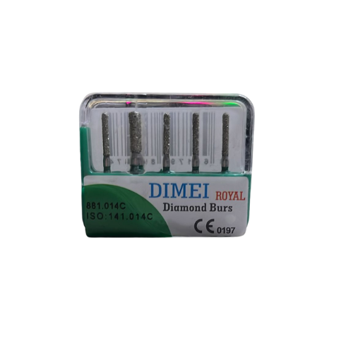 DIMEI Royal Aeratör İçin Elmas Shoulder Frez 5 Li Paket 881-014C / 141-014