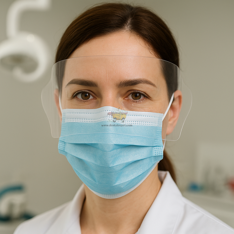 FIRSAT ÜRÜNÜ !!! Clear Shield ProMask - Buğu Yapmayan Siperlikli Maske 5 Alana 1 Hediye