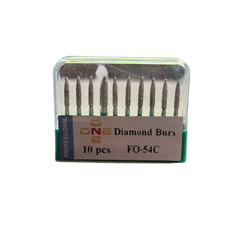 ONE Diamond Burs - Aeratör İçin Yeşil Kuşak Elmas Alev Uç Ogival Bitimli Frez - FO-54C -BKU