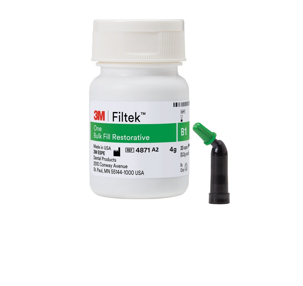 BİTMEDEN YAKALA !!! 3M Espe Filtek One Bulk Fill Restoratif (kapsül) Renk:A2 4871A2