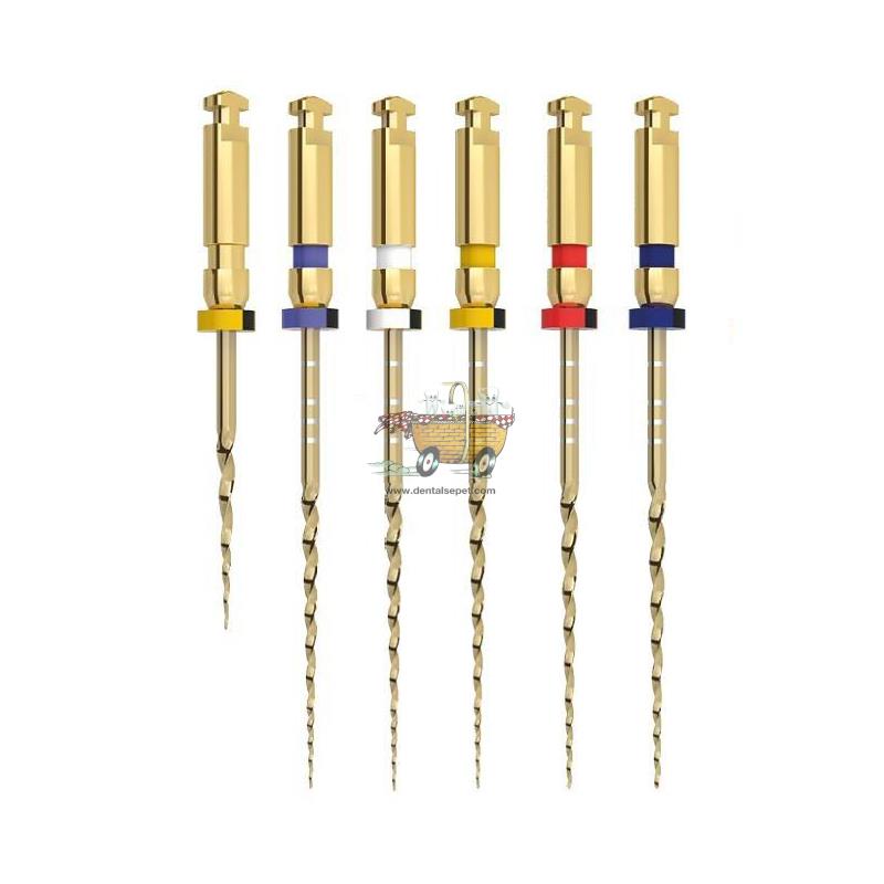 DENCO Endomotor Eğesi Gold 04 Ve 06 Açılı Pro-Flexi Files 6Ad/Paket ...