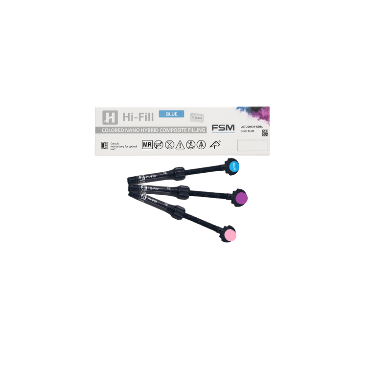 FSM Hi-Fill Kids Renkli Nano Hibrit Kompozit Dolgu 2g.
