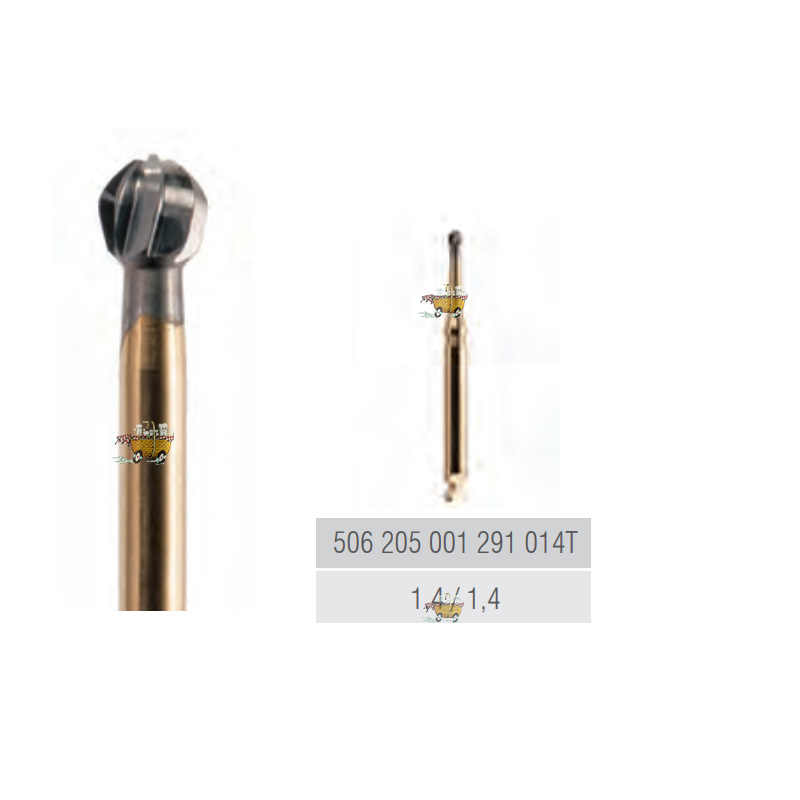 ACURATA Frez Angldruva İçin Tungsten Karpit  - 506-205-001-291-014