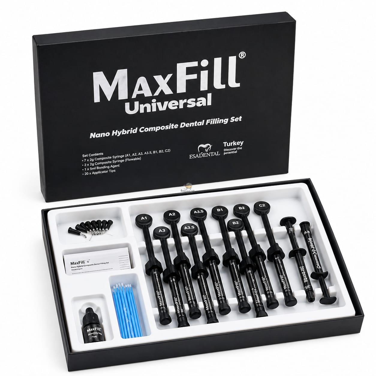 FSM Maxfill Nano Hibrit Kompozit Dental Dolgu Seti