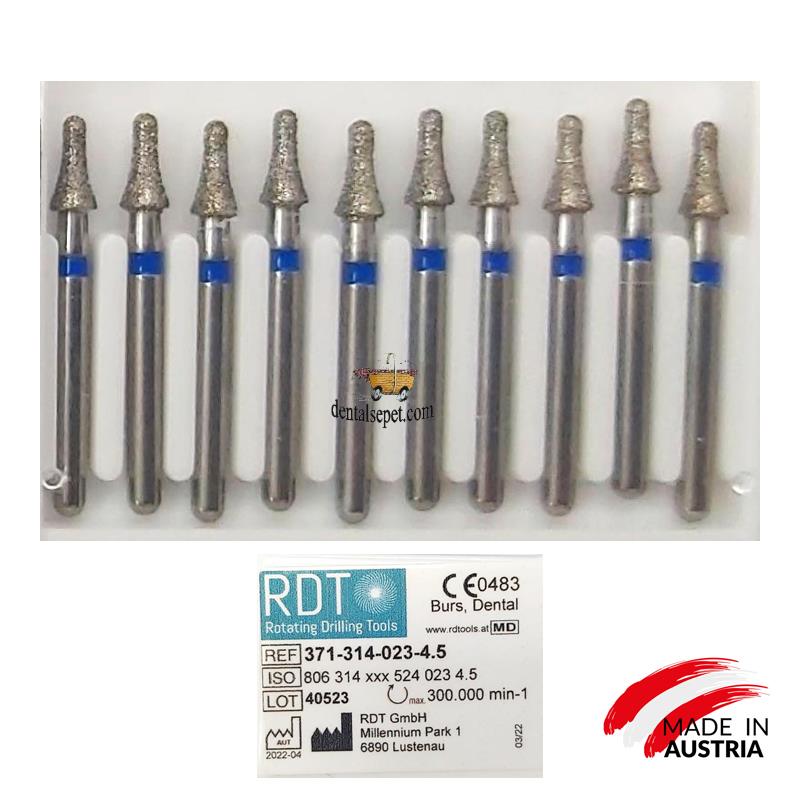 RDT Austria Aeratör İçin Elmas Frez - 371-314-023-4.5 - 10 Adet