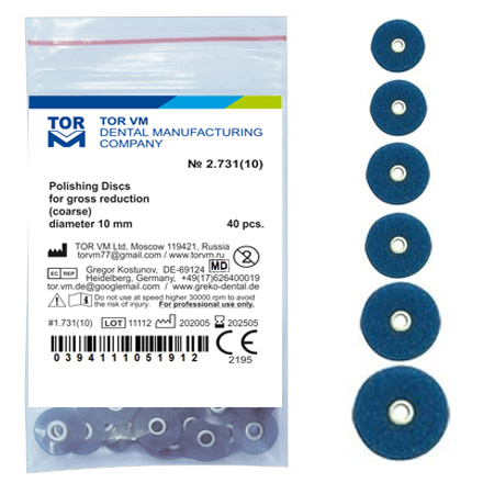 TOR Kompozit Parlatma Diski Refil Mavi No:2731 - 14mm