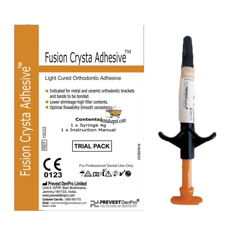 PREVEST DENPRO Fusion Crysta Orthodontic Adhesive - Işıkla Kürlenen Ortodontik 4 g Şırınga