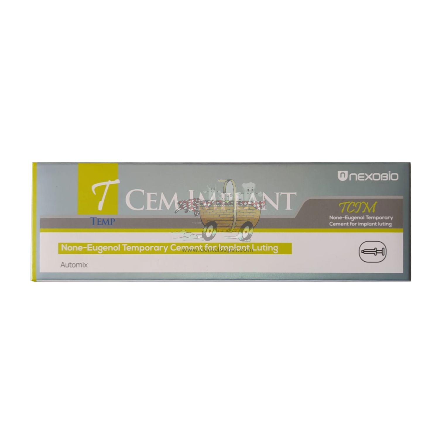 NEXOBIO T-Cem İmplant Yapıştırma Simanı Automix 2 x 5 ml