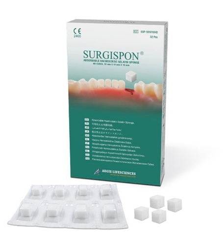 Surgispon Emilebilir Hemostatik Jelatin Sünger / Tek Tek Steril Paketlerde 50 adet