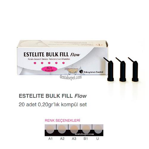 TOKUYAMA Estelite Bulk Fill Flow Akışkan ( 20 x 0,2 gr Kompül ) Renk