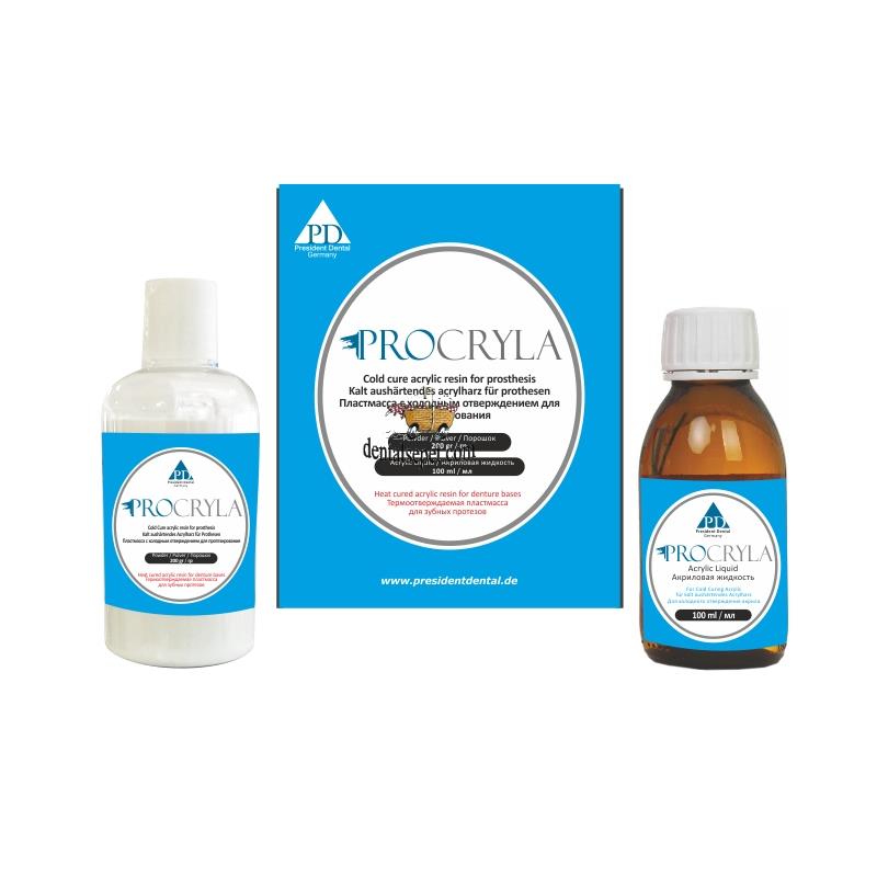 PRESIDENT Procryla Akrilik Soğuk Mini Kit 200 gr Toz + 100 gr Likit