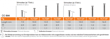 MEISINGER Bone Screw Kemik Vidası