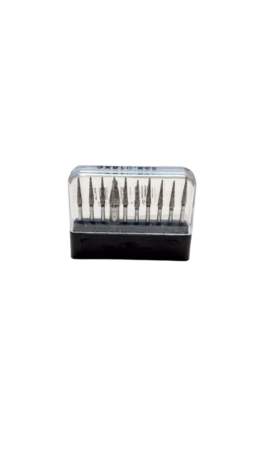 SWS DENTAL Avrupa - Siyah Kuşaklı Alev Uçlu Aeratör Frezi SWS.859-18XC - 10 Adet