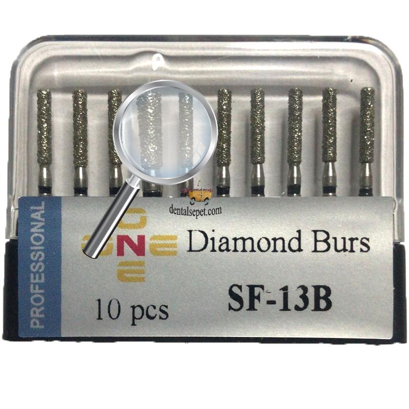 ONE Diamond Burs - Aeratör İçin Siyah Kuşak Elmas Fissür Frez - SF-13B
