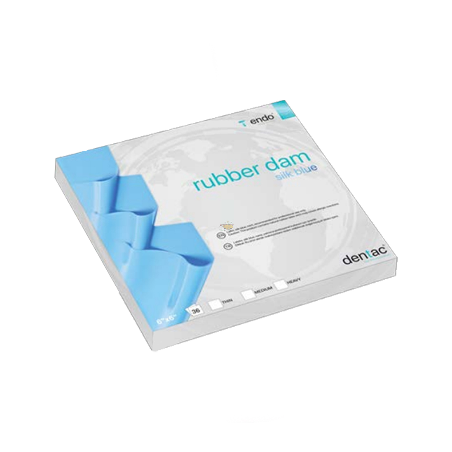 DENTAC T-Endo Rubber Dam SilkBlue « Dentalsepet.com