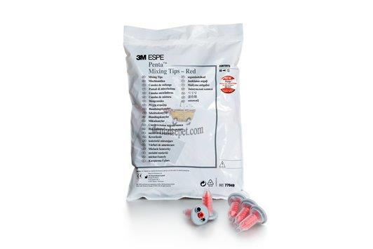 3M Espe Pentamix Cihaz İçin Karıştırma Ucu - Kırmızı (Orijinal 3M)