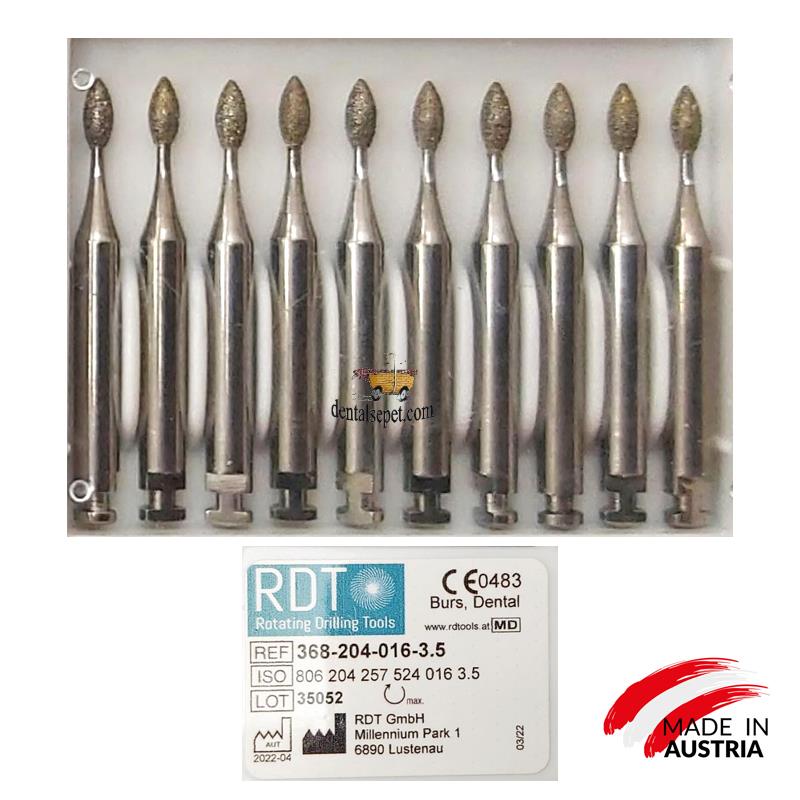 RDT Austria Angldruva İçin Labut Elmas Frez - 368-204-016-3.5 - 10 Adet